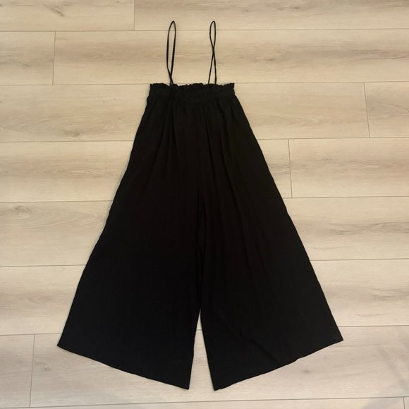 9seed Resort Wide Palazzo Leg Strappy Jumpsuit Beach Cover-up - Picture 2 of 4